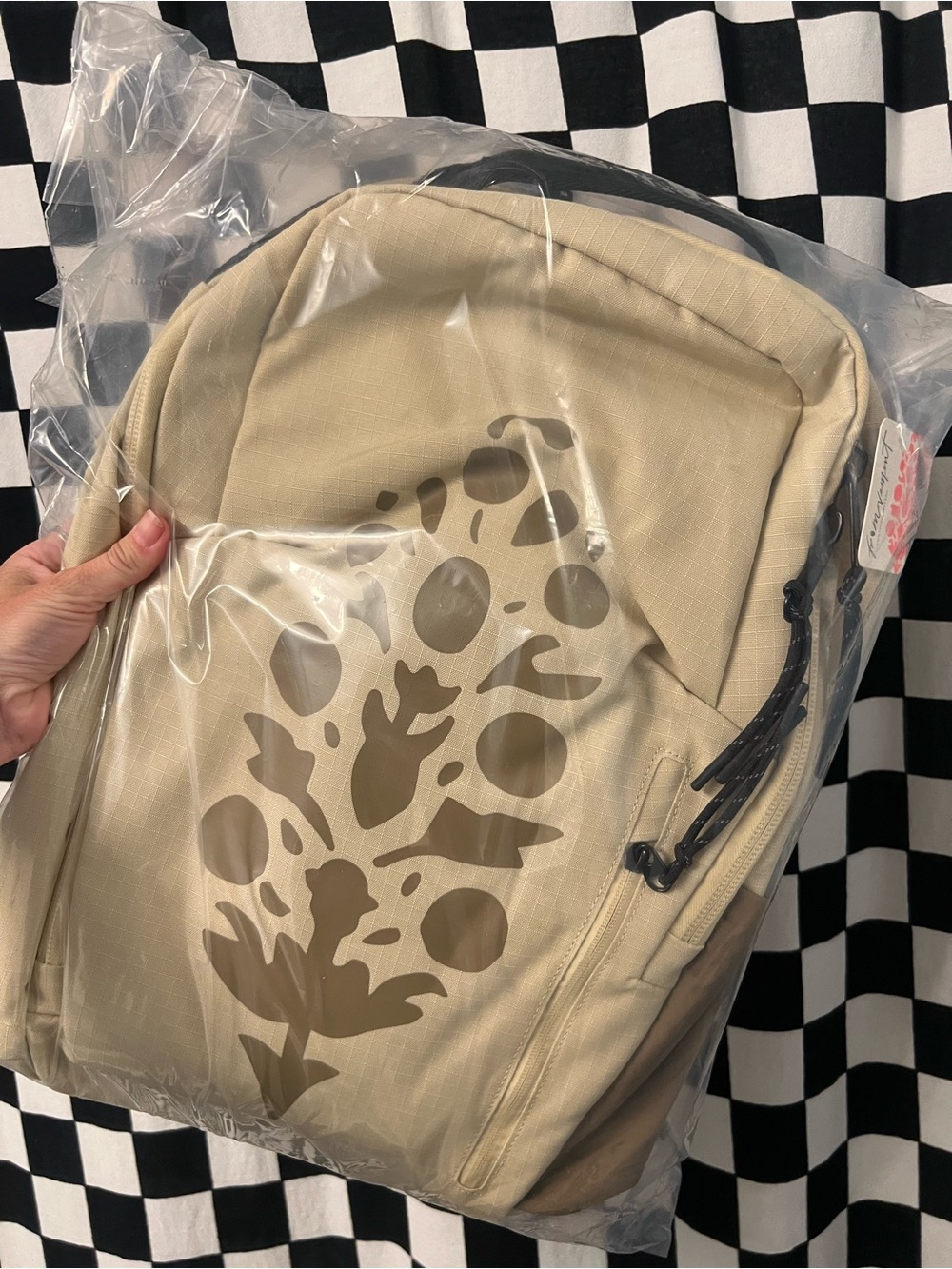 FP Movement by Free People Beige and Tan Floral-Print Backpack - Picture 2 of 8